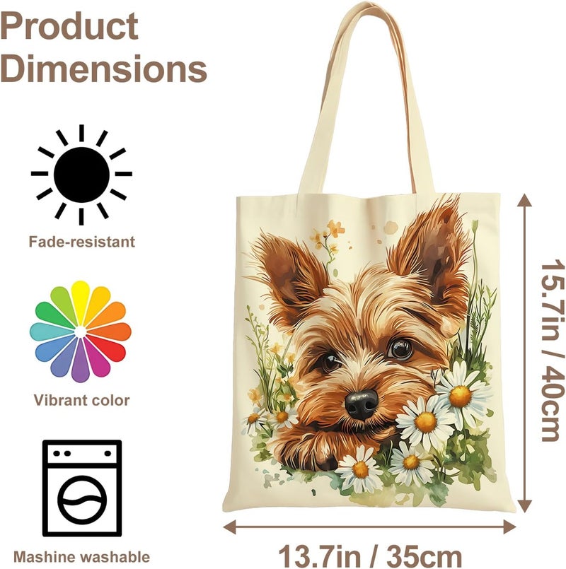 ANNA QUEEN Cat Tote Bag Shoulder Bag Handle Bag for Gym Yoga Picnic Beach Kitchen Reusable - Image 3